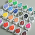Tampon encreur d&rsquo;estampage mignon pour Scrapbooking, matériel de peinture, tampon encreur éponge coloré pour bricolage, fournitures artisanales de loisirs