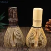( ● ' ◡ ' ● )%( ● ' ◡ ' ● )mélangeur fouet à thé, outil matcha brosse matcha en bambou violet