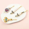 la légende des pinces à cheveux bouclier hylian sheikah maître épée barrettes dessin animé chapeaux accessoires de cheveux pour les fans cadeaux