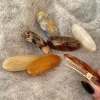 pinces à cheveux ovales en acétate coloré vintage pour femmes et filles, clips latéraux coréens doux, barrettes à frange, accessoires pour cheveux