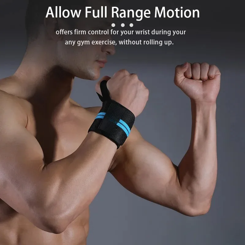 bandes de soutien de poignet réglables, 1 pièce, pour l'haltérophilie, avec boucle de pouce, barre horizontale unisexe, bracelet de gymnastique et de fitness bandes de soutien de poignet réglables, 1 pièce, pour l'haltérophilie, avec boucle de pouce, barre horizontale unisexe, bracelet de gymnastique et de fitness
