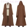 Obi Kenobi Cosplay Costume sur mesure étoile de film Cosplay Robe Jedi adulte hommes Halloween guerres Obi Costume ensemble complet tenue Obi Kenobi Cosplay Costume sur mesure étoile de film Cosplay Robe Jedi adulte hommes Halloween guerres Obi Costume ensemble complet tenue