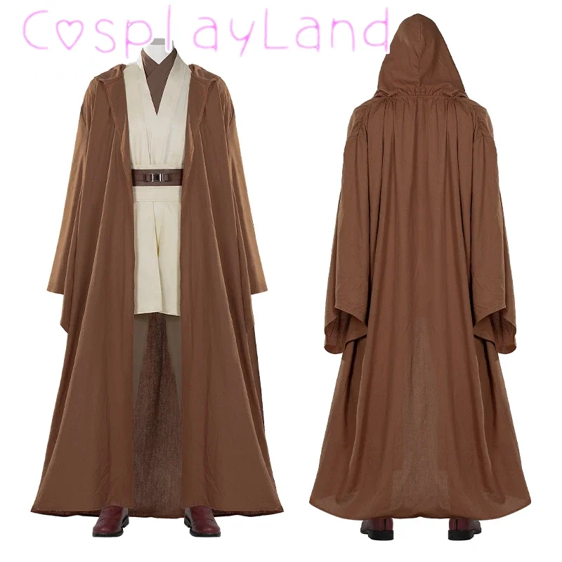 Obi Kenobi Cosplay Costume sur mesure étoile de film Cosplay Robe Jedi adulte hommes Halloween guerres Obi Costume ensemble complet tenue Obi Kenobi Cosplay Costume sur mesure étoile de film Cosplay Robe Jedi adulte hommes Halloween guerres Obi Costume ensemble complet tenue