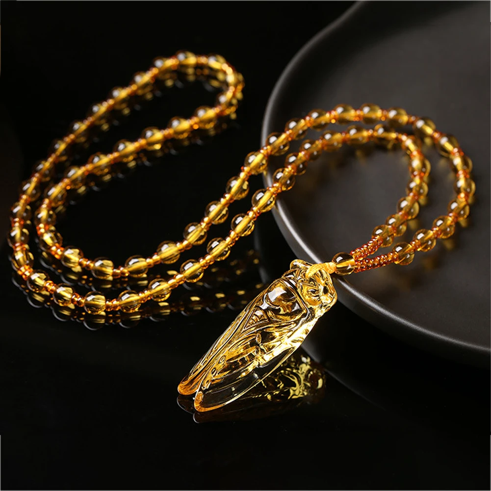 pendentif statue de cigale en clip, accessoires de bijouterie, breloque sculptée à la mouche, perle, collier pour femme et homme, fournitures pendentif statue de cigale en clip, accessoires de bijouterie, breloque sculptée à la mouche, perle, collier pour femme et homme, fournitures