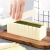 machine à sushi en plastique réutilisable, ronde et carrée en forme de cœur, rouleaux de sushi kimbap, kit de moules, outils de fabrication de sushi pour débutants