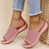 sandales d'niket d'extérieur pour femme, chaussures d'Été souples à talons bas, plates, de plage