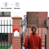 capteur de porte nc pour système d'alarme de sécurité, obturateur roulant filaire en métal, contact magnétique, interrupteur reed