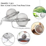 Processeur de thé en acier inoxydable, plateau de théière, thé aux épices, filtre à tisanes, accessoires de service à tisane, outils de cuisine, 1 à 10 pièces
