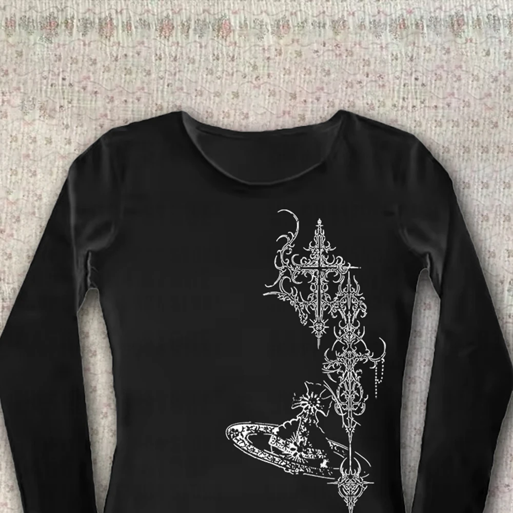 vintage goth emo fille harajuku manches longues t shirt femmes streetwear haut moulant été haute rue fille hauts courts 90s rue vintage goth emo fille harajuku manches longues t shirt femmes streetwear haut moulant été haute rue fille hauts courts 90s rue