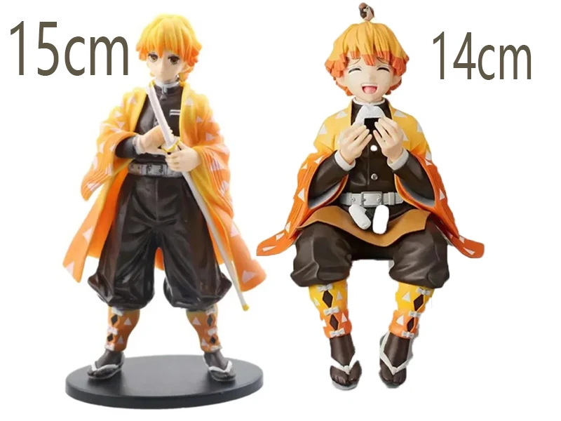 ensemble de figurines d'action demon slayer kimetsu no yaiba, kamado tanjirou agatsuma zenitsu nezuko, jouets modèles de guerrier en pvc ensemble de figurines d'action demon slayer kimetsu no yaiba, kamado tanjirou agatsuma zenitsu nezuko, jouets modèles de guerrier en pvc