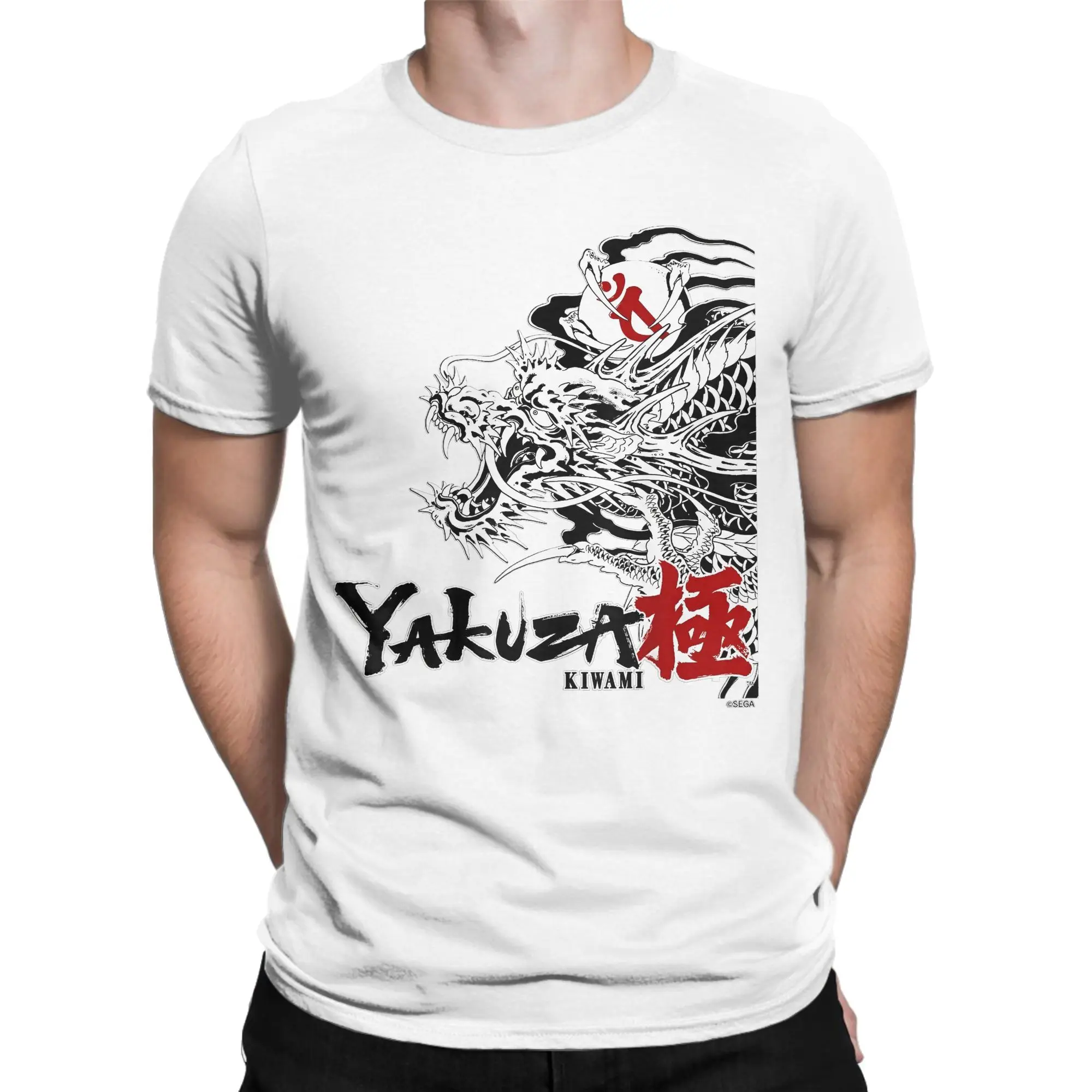 comme un dragon & yakuza kiwami t shirt pour hommes pur coton vintage t shirt japon jeu t shirt à manches courtes vêtements grande taille comme un dragon & yakuza kiwami t shirt pour hommes pur coton vintage t shirt japon jeu t shirt à manches courtes vêtements grande taille