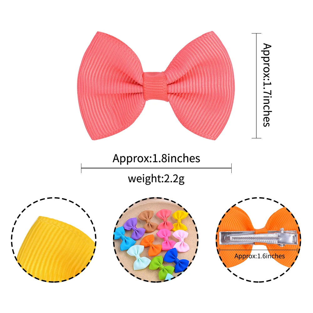 barrettes mignonnes pour filles, 5/10/20 pièces/lot, ruban à nœud, pinces à cheveux faites à la main, épingles à cheveux, accessoires pour cheveux pour bébés et enfants barrettes mignonnes pour filles, 5/10/20 pièces/lot, ruban à nœud, pinces à cheveux faites à la main, épingles à cheveux, accessoires pour cheveux pour bébés et enfants