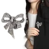 broches à nœud papillon vintage simples pour femmes, vêtements manteau corsage, accessoires cadeaux
