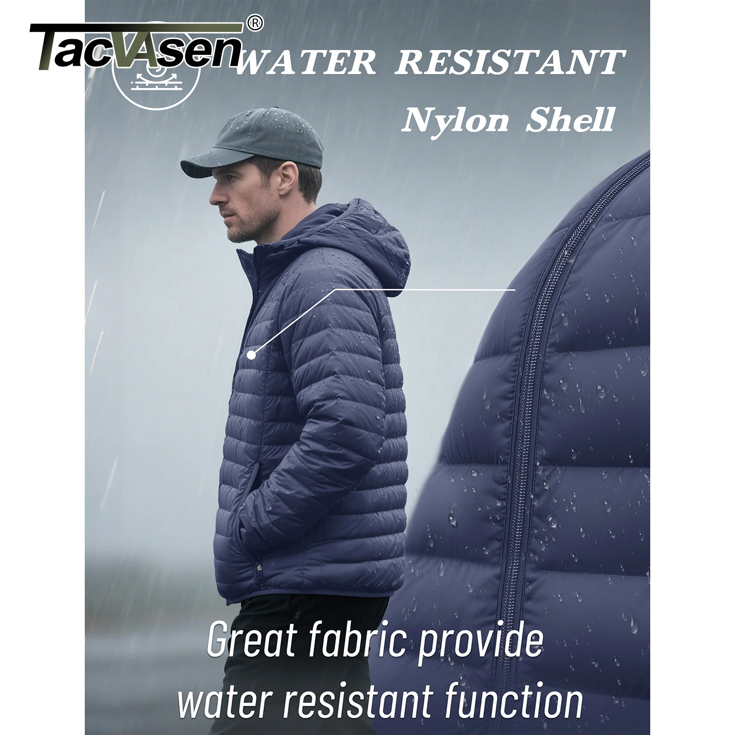 tacvasen hiver léger vestes bouffantes hommes matelassé polyester nylon veste séchage rapide à capuche vers le bas isolé coupe vent manteau tacvasen hiver léger vestes bouffantes hommes matelassé polyester nylon veste séchage rapide à capuche vers le bas isolé coupe vent manteau