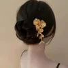 pinces à cheveux vintage à pampilles à fleurs pour femmes, épingles à cheveux en métal, épingles à cheveux pour mariées, bijoux de mariage, accessoires pour cheveux