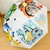 pikachu slaura parapluie pliant existent, parasol portable, protection solaire, dessin animé, soleil, pluie ensoleillée, utilisation des touristes, voyage