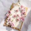 accessoire pour cheveux hanfu en épingle à cheveux en fleur de pêcher – pince à cheveux en soie rose pour femmes, ornement de cheveux féerique de style traditionnel chinois, ele