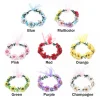 femmes fleurs feuilles bandeaux accessoires de mariage rose fleur couronne bohême guirlande filles couronne florale mariée halo casque