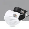 demon slayer tanjirou chicken anime masques anti poussière pour hommes et femmes, masque noir et blanc, accessoires de dessin animé, cadeaux de voyage, 10 pièces, 50 pièces