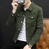 veste polyvalente en jean pour homme, manteau de printemps et automne, style coréen, à la mode, beau, Étudiant, vêtements de pharmacie, Été