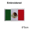 patchs de drapeau en pvc/broderés, uk, espagne, france, allemagne, états unis, russie, badge à crochet tactique, emblème d'épaule en caoutchouc, applique