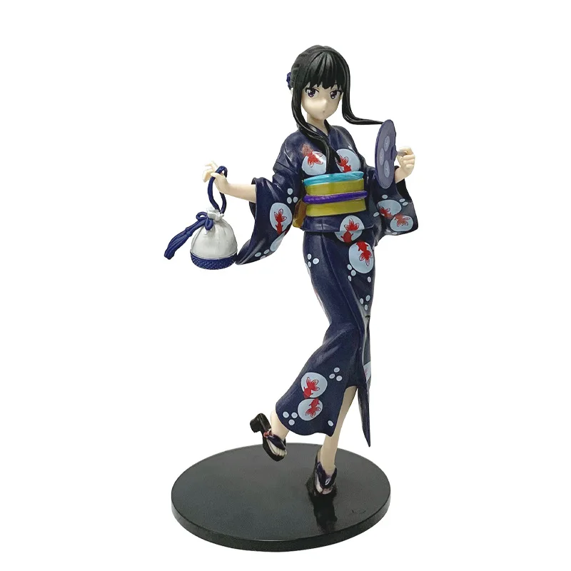 lycoris recul yukata tenue figurines: nishikigi chisato, inoue takina anime fille figurines d'exposition japonais kimono modèle jouet cadeau lycoris recul yukata tenue figurines: nishikigi chisato, inoue takina anime fille figurines d'exposition japonais kimono modèle jouet cadeau