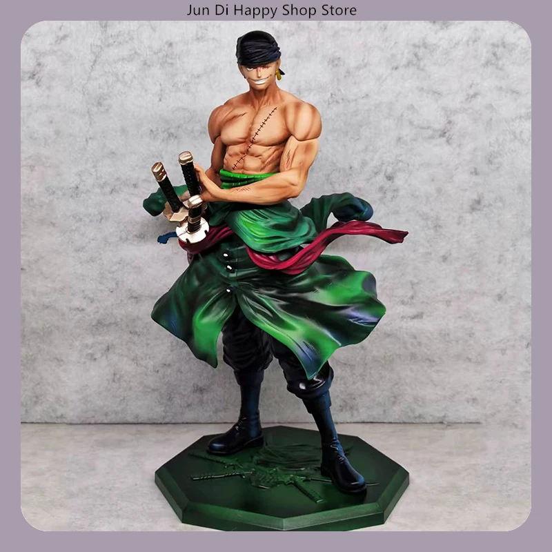  One Piece Roronoa Zoro Expression souriante préparation à dessiner épée 28 cm debout Pose Anime Figure Statue décoration de bureau Gi One Piece Roronoa Zoro Expression souriante préparation à dessiner épée 28 cm debout Pose Anime Figure Statue décoration de bureau Gi