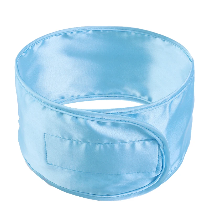 bandeau de bain en satin soyeux pour femmes, ajustable, spa, maquillage, lavage du visage, serviette douce, accessoires pour cheveux bandeau de bain en satin soyeux pour femmes, ajustable, spa, maquillage, lavage du visage, serviette douce, accessoires pour cheveux
