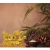 statuette de dragon de bon augure chinoise dorée, sculpture feng shui, décoration de maison, salon, chambre à coucher, bureau, dragon