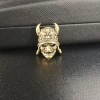 Nez d&rsquo;aigle japonais samouraï casque couteau en laiton perle en laiton tissé paracorde lanière pendentif extérieur EDC parapluie corde bricolage accessoire