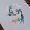 aquarelle nacrée japonaise 24 couleurs, pigments d'aquarelle polyvalents et polyvalents