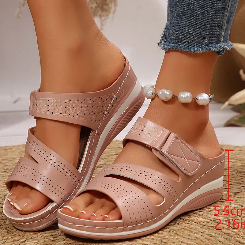 sandales pour femmes 2025 nouvelles chaussures d'été femmes talons sandales pantoufles d'été chaussures femme décontracté chaussures à talons compensés femme sandales pour femmes 2025 nouvelles chaussures d'été femmes talons sandales pantoufles d'été chaussures femme décontracté chaussures à talons compensés femme