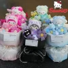 sanrio kuromi cinnamoroll mymelody pompompurin hello kitty kawaii poupée de dessin animé bouquet anime fille mignon cadeau d'anniversaire de saint valentin