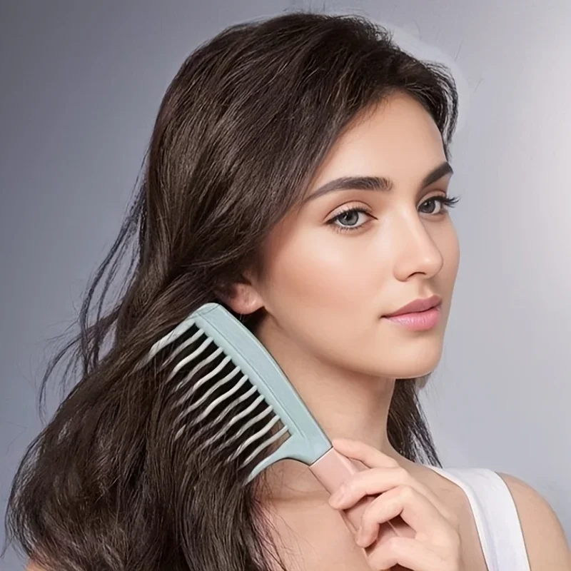 peignes à cheveux à double dents larges, idéaux pour les boucles longues et les styles volumineux, gestion des cheveux bouclés et massage à domicile, soins capillaires élégants, 1 pièce peignes à cheveux à double dents larges, idéaux pour les boucles longues et les styles volumineux, gestion des cheveux bouclés et massage à domicile, soins capillaires élégants, 1 pièce