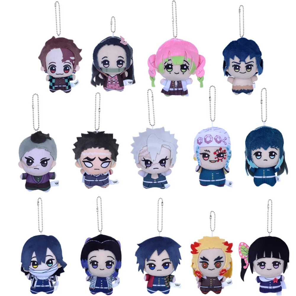 Nouveau kimetsu no yaiba Tomioka Giyuu Tsuyuri Kanao Muichirou Kyoujurou Shinobu 4 « 10CM poupée en peluche Nouveau kimetsu no yaiba Tomioka Giyuu Tsuyuri Kanao Muichirou Kyoujurou Shinobu 4 « 10CM poupée en peluche