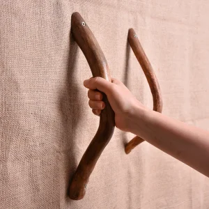 Poignée de porte nordique en forme de branche d&rsquo;arbre, traction en bois rustique, poignée minimaliste en bois naturel pour décoration de porte de Studio de maison d&rsquo;hôtes