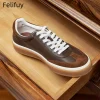 chaussures tenis masculino pour hommes chaussures de skate en cuir pour hommes chaussures de marche décontractées à la mode chaussures plates classiques pour hommes baskets à lacets pour hommes