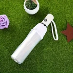 Parapluie Pliable Transparent, Portable, Esprit, Entièrement existent, Étanche à la Pluie, 3 Plis, 1Pc