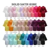 Robes en Satin de soie, peignoir de mariage, robe de demoiselle d’honneur, vêtements de nuit pour femmes Robes en Satin de soie, peignoir de mariage, robe de demoiselle d’honneur, vêtements de nuit pour femmes