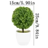 plantes artificielles bonsaï en pot sakura, boule de neige, arbre, ornements pour la maison, décor de jardin, fête d'hôtel, plantes simulées