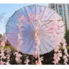 sakura parapluie en dentelle imperméable, parasol hanfu, fleurs, voiture, brev, japon, printemps, papier huilé cosplay, 82cm, 32 en effet