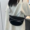 sacs de ceinture en velours côtelé pour femmes, sacs de taille, sac à main multi poches, sac de poitrine, sacs à bandoulière, mode décontractée, gels féminins