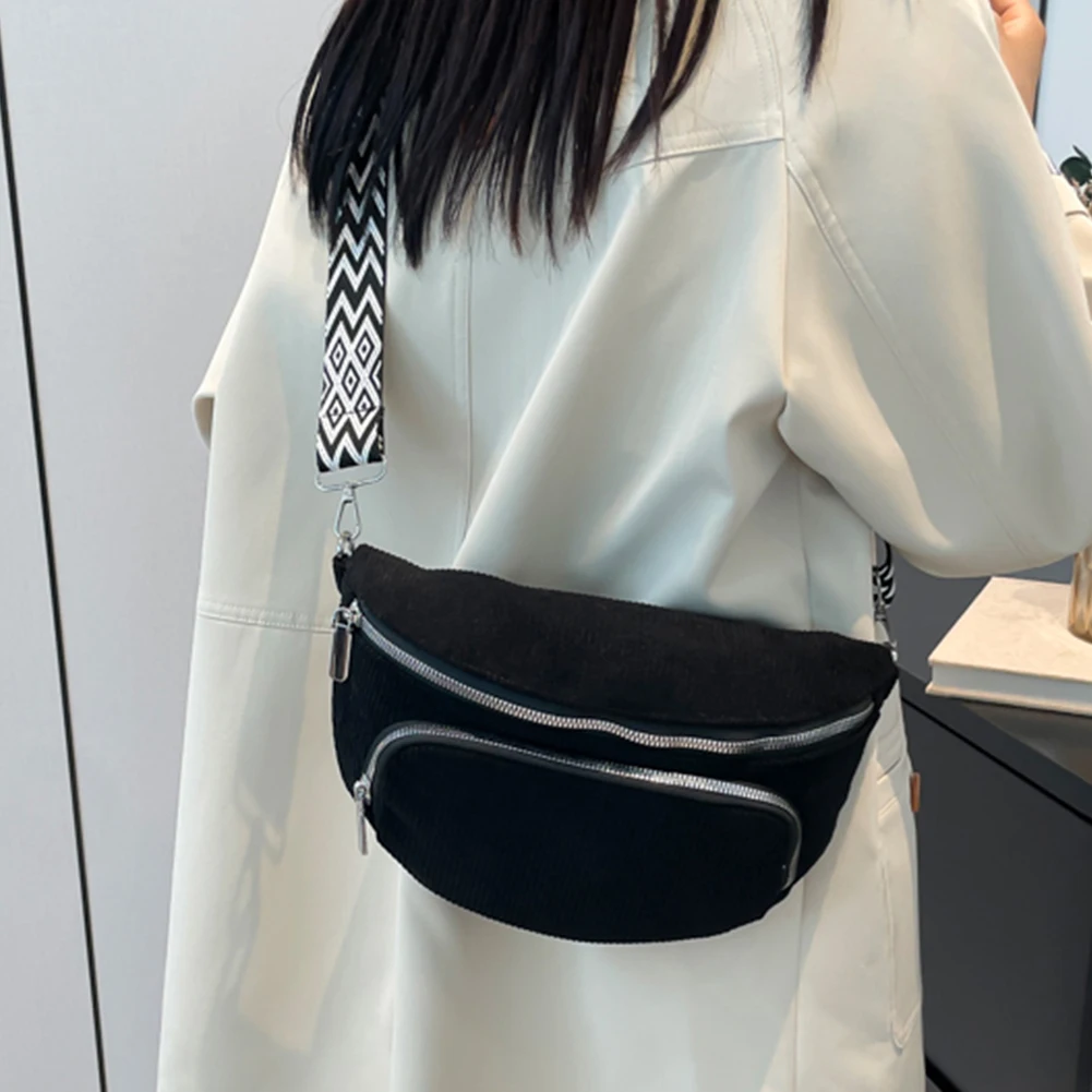 sacs de ceinture en velours côtelé pour femmes, sacs de taille, sac à main multi poches, sac de poitrine, sacs à bandoulière, mode décontractée, gels féminins sacs de ceinture en velours côtelé pour femmes, sacs de taille, sac à main multi poches, sac de poitrine, sacs à bandoulière, mode décontractée, gels féminins