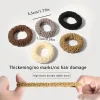 hairties, chouchous pour cheveux durables à haute élasticité – porte queue de cheval en tricot épais sans couture dans des couleurs assorties