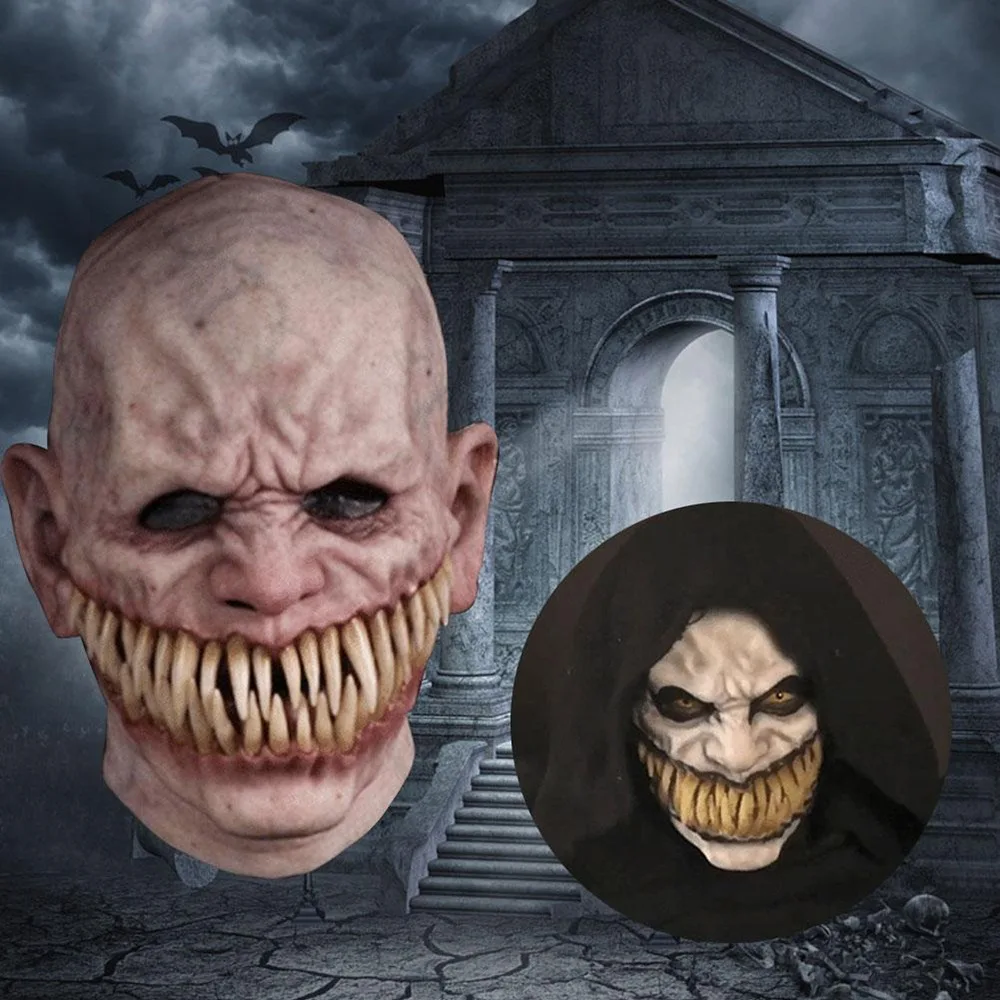 masque de démon de la terreur d'halloween, équipement de scène, joker dénude ses dents, vasago, safsauna masque de démon de la terreur d'halloween, équipement de scène, joker dénude ses dents, vasago, safsauna