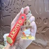 maneki neko porte clés mini chat porte bonheur soulagement du stress cadeau sac d'école charme voiture décor mignon mode porte clés