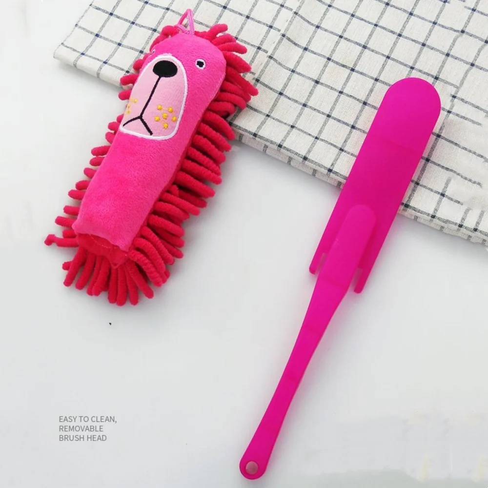 mini brosse de dépoussiérage en microcarence pour animaux de dessin animé, nettoyeur anti poussière, maison, main, climatisation, plume, voiture, livres mini brosse de dépoussiérage en microcarence pour animaux de dessin animé, nettoyeur anti poussière, maison, main, climatisation, plume, voiture, livres