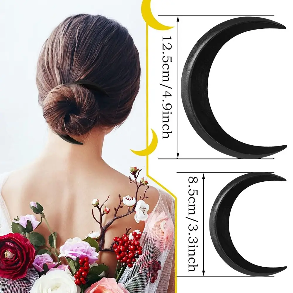 peigne à cheveux de style rétro pour femmes et filles, épingle à cheveux en forme de lune, fourche à cheveux, coiffure, outils de coiffure, accessoires peigne à cheveux de style rétro pour femmes et filles, épingle à cheveux en forme de lune, fourche à cheveux, coiffure, outils de coiffure, accessoires