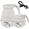 théière chauffe eau pliable et portable en gel de silice, bouilloire Électrique pour voyage et maison, 0.6l, 600w, 110/220v
