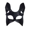 masque en cuir pu noir, yeux sexy pour adultes, visage de cosplay de renard, costumes érotiques sexuels pour femmes et hommes, masque de fête d'halloween, jouets de cosplay